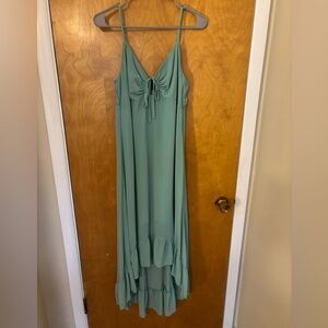 Wild Fable Teal High Low Dress